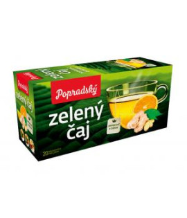 Čaj BOP zelený pomaranč a zázvor 30g