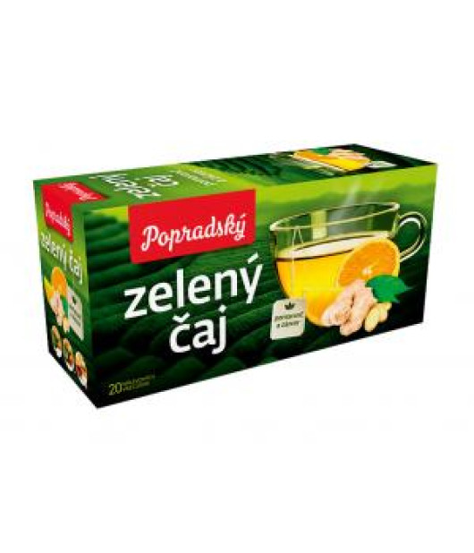 Čaj BOP zelený pomaranč a zázvor 30g