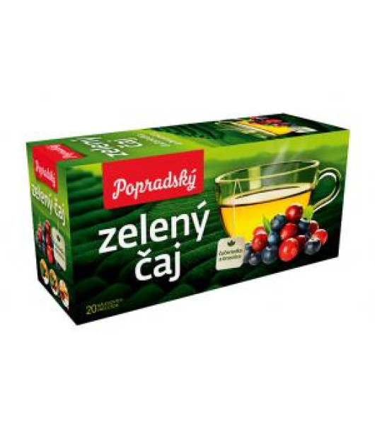 Čaj BOP zelený čučoriedka a brusnica 30g Čaj BOP zelený čučoriedka a brusnica 30g