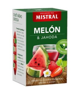 Čaj MISTRAL ovocný melón jahoda HB 40 g