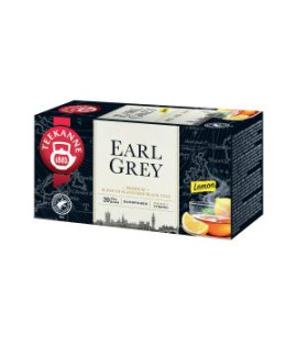 Čaj TEEKANNE čierny Earl Grey Lemon s vitaminom C HB 20 x 1,65g