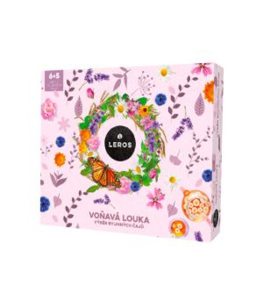 Kolekcia čajov LEROS Voňavá lúka 6 x 5 vrecúšok, 43g Kolekcia čajov LEROS Voňavá lúka 6 x 5 vrecúšok, 43g