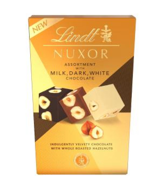 Lindt pralinky Nuxor mix druhov s celými lieskovými orieškami 150g Lindt pralinky Nuxor mix druhov s celými lieskovými orieškami 150g