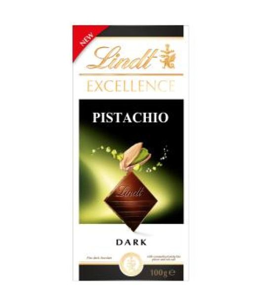 Lindt EXCELLENCE horká čokoláda s pistáciami 100 g Lindt EXCELLENCE horká čokoláda s pistáciami 100 g