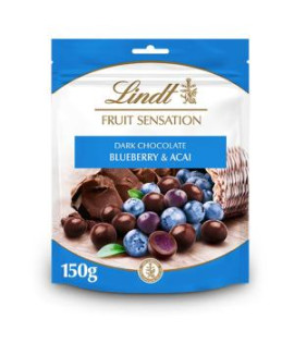 Lindt pralinky Sensation Fruit horké s čučoriedkou a acai 150g