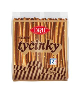 Tyčinky DRU solené 220 g