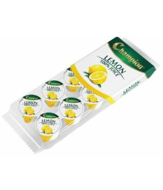 Citrónová šťava 100% Champion 10 ks x 7,5g kelímok Citrónová šťava 100% Champion 10 ks x 7,5g kelímok