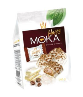 Oblátky HAPPY MOKA s kávovou príchuťou 140 g