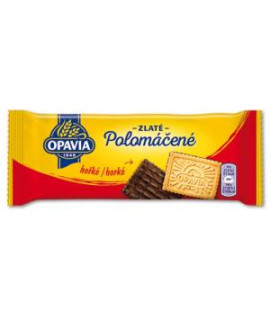 Zlaté sušienky polomáčané horká čokoláda OPAVIA 100 g