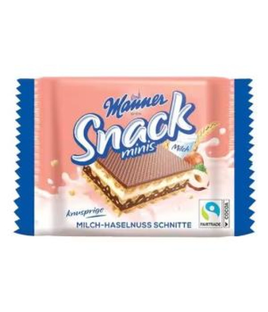 Oblátky Manner lieskovo-orieškové 25 g Oblátky Manner lieskovo-orieškové 25 g