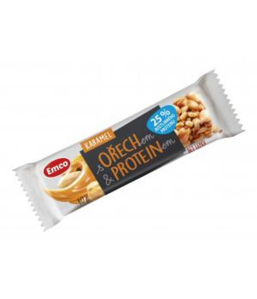 Tyčinka MYSLI s proteínom 40 g karamel Tyčinka MYSLI s proteínom 40 g karamel