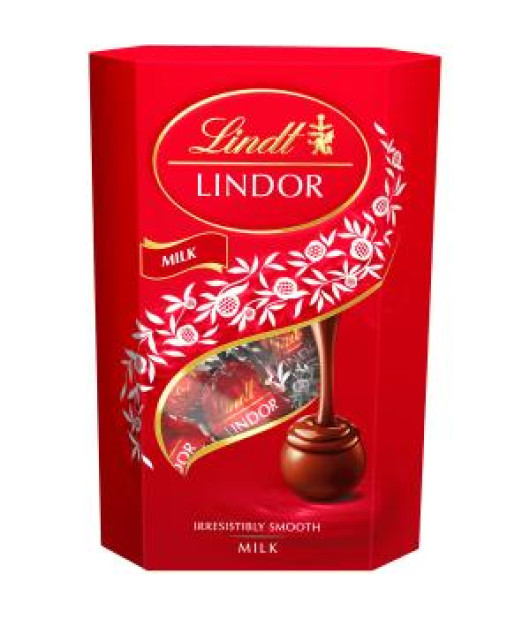 Lindt pralinky Lindor mliečna čokoláda 200g Lindt pralinky Lindor mliečna čokoláda 200g