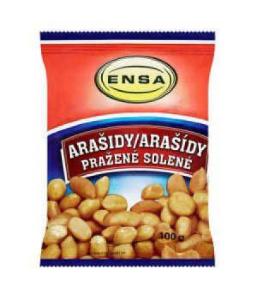 Arašidy pražené solené ENSA 100 g Arašidy pražené solené ENSA 100 g