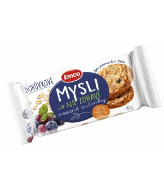 Ovsené sušienky MYSLI 60 g čučoriedkové