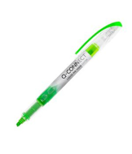 Zvýrazňovač Q-CONNECT Liquid Ink zelený