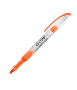 Zvýrazňovač Q-CONNECT Liquid Ink oranžový