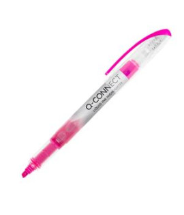 Zvýrazňovač Q-CONNECT Liquid Ink ružový
