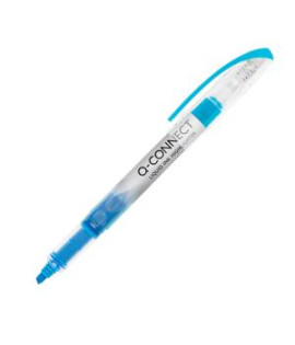 Zvýrazňovač Q-CONNECT Liquid Ink modrý