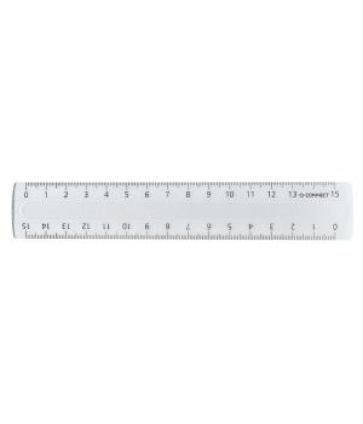 Pravítko Q-CONNECT 15cm transparentné Pravítko Q-CONNECT 15cm transparentné