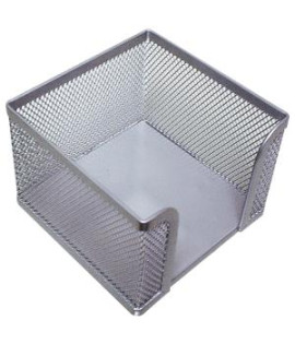 Drôtený stojan na blok ’kocka’ 95x80x95mm strieborný