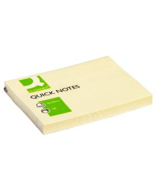 Samolepiaci bloček Q-CONNECT žltý 76x102mm Samolepiaci bloček Q-CONNECT žltý 76x102mm