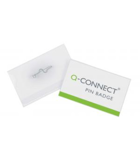 Visačka so špendlíkom Q-CONNECT 90x54mm 50ks Visačka so špendlíkom Q-CONNECT 90x54mm 50ks