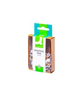 Pripináčiky Q-CONNECT 9mm biele 120ks
