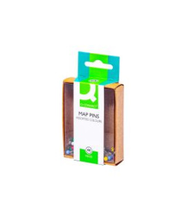 Napichovacie špendlíky guľaté Q-CONNECT 4mm mix farieb 60ks