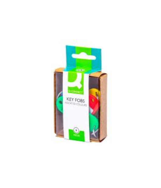 Menovky na kľúče Q-CONNECT mix farieb 6ks Menovky na kľúče Q-CONNECT mix farieb 6ks