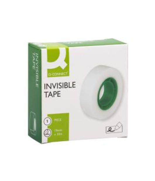 Lepiaca páska Q-CONNECT neviditeľná, popisovateľná, 19 mm x 33m Lepiaca páska Q-CONNECT neviditeľná, popisovateľná, 19 mm x 33m