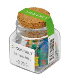 Napichovacie špendlíky Q-CONNECT mix farieb 60ks