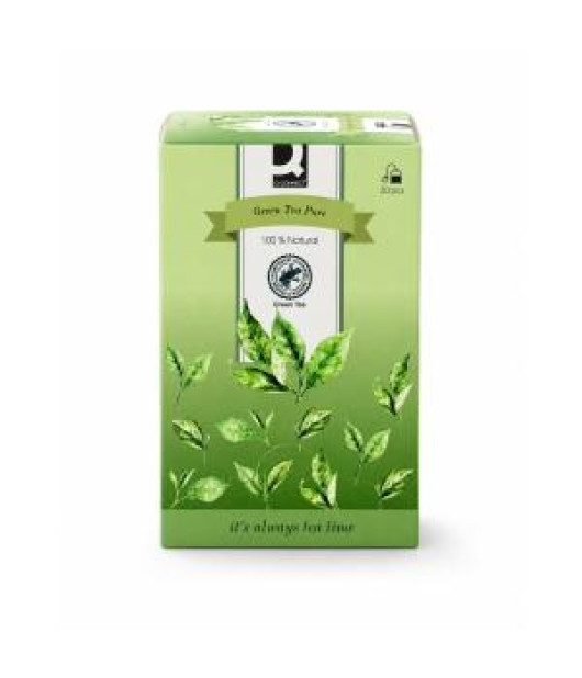 Čaj Q-CONNECT zelený Green tea pure HB 20 x 1,8g Čaj Q-CONNECT zelený Green tea pure HB 20 x 1,8g