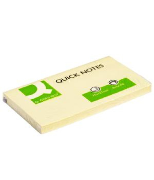 Samolepiaci bloček Q-CONNECT žltý 76x127 mm Samolepiaci bloček Q-CONNECT žltý 76x127 mm