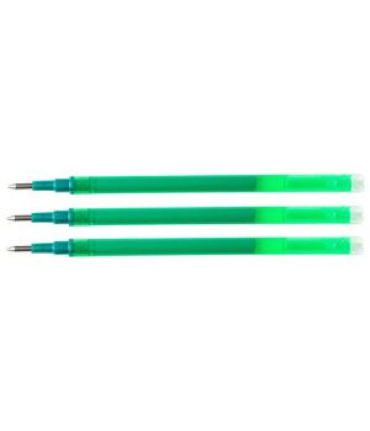 Náhradná náplň do gumovacieho rollera Q-CONNECT 0,7 mm zelená 3 ks Náhradná náplň do gumovacieho rollera Q-CONNECT 0,7 mm zelená 3 ks