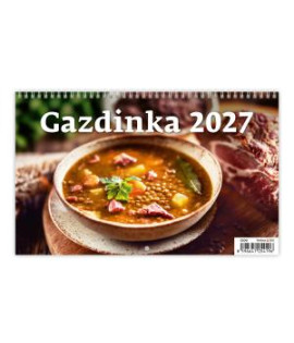 Nástenný kalendár riadkový 22,6x13,9 cm - Gazdinka 2027