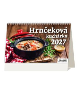 Stolový kalendár riadkový 22,6x13,9 cm - Hrnčeková kuchárka 2027