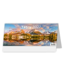 Stolový kalendár stĺpcový 32,1x13,4 cm - Tatry 2027