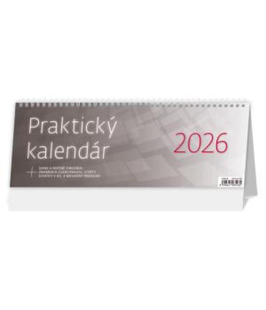 Stolový kalendár stĺpcový 33,6x12,1 cm - Praktický OFFICE 2027