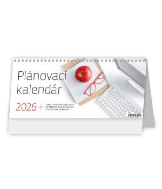 Stolový kalendár stĺpcový 30,1x13,5 cm - Plánovací 2027