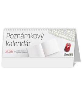 Stolový kalendár stĺpcový 24,6 x 9,6 cm - Poznámkový 2027