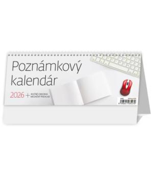 Stolový kalendár stĺpcový 24,6 x 9,6 cm - Poznámkový 2027 Stolový kalendár stĺpcový 24,6 x 9,6 cm - Poznámkový 2027