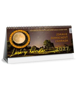 Stolový kalendár stĺpcový 28,5 x 13 cm - Lunárny 2027