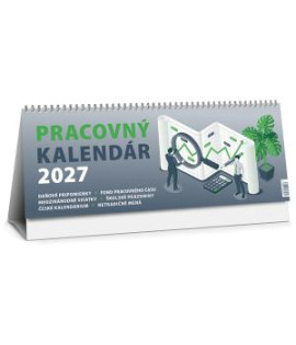 Stolový kalendár stĺpcový 30 x 12 cm - Pracovný veľký 2027