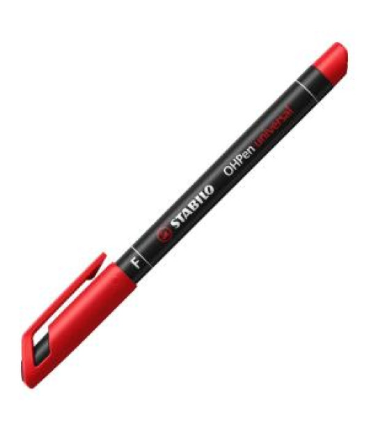 Popisovač OHP STABILO 842 F červený Popisovač OHP STABILO 842 F červený