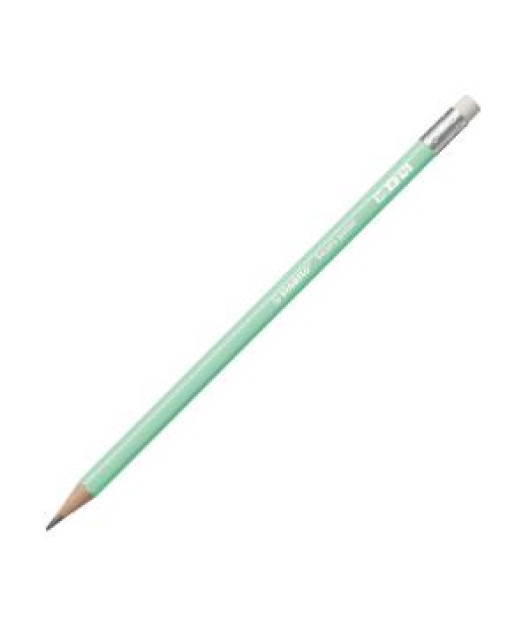 Ceruzka STABILO Swano Pastel HB s gumou pastel zelená