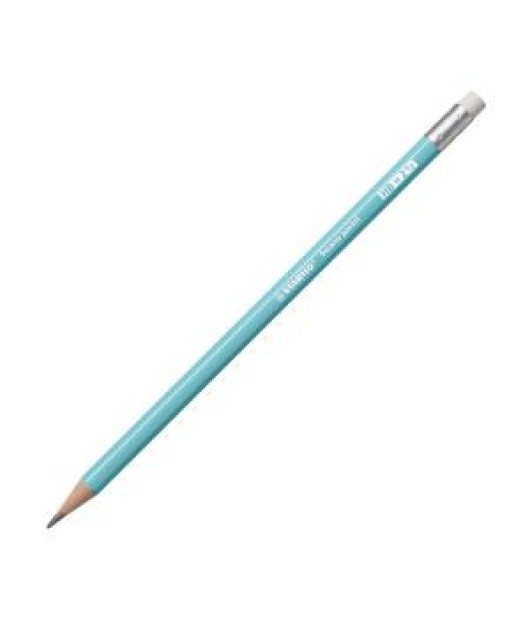 Ceruzka STABILO Swano Pastel HB s gumou pastel modrá Ceruzka STABILO Swano Pastel HB s gumou pastel modrá