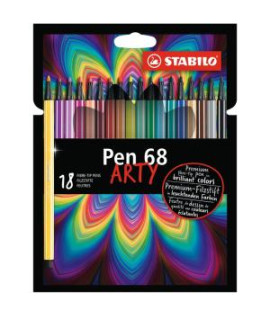 Sada popisovačov STABILO Pen 68/18S ’ARTY’