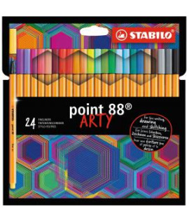 Sada linerov STABILO point 88/24S ’ARTY’