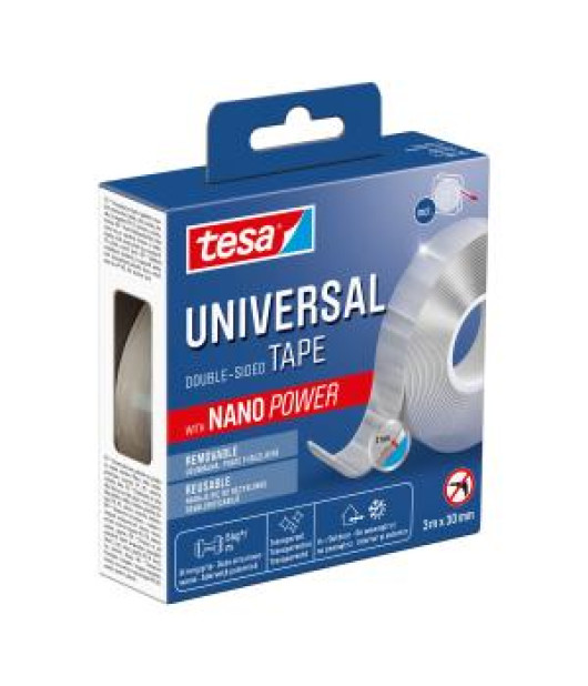 Obojstranná páska Tesa NANOTAPE 30 mm x 3 m Obojstranná páska Tesa NANOTAPE 30 mm x 3 m