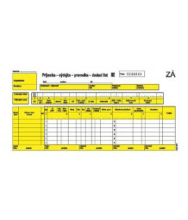 Príjemka - výdajka - prevodka - dodací list 2/3 A4 čísl.samoprepis 150 listov